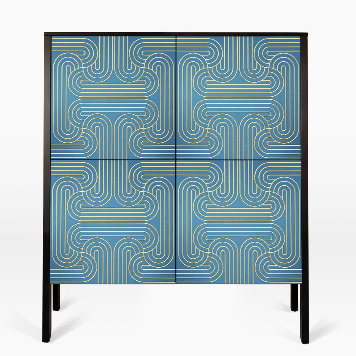 Loop Cabinet Blue 4 door freeshipping - CoucouManou
