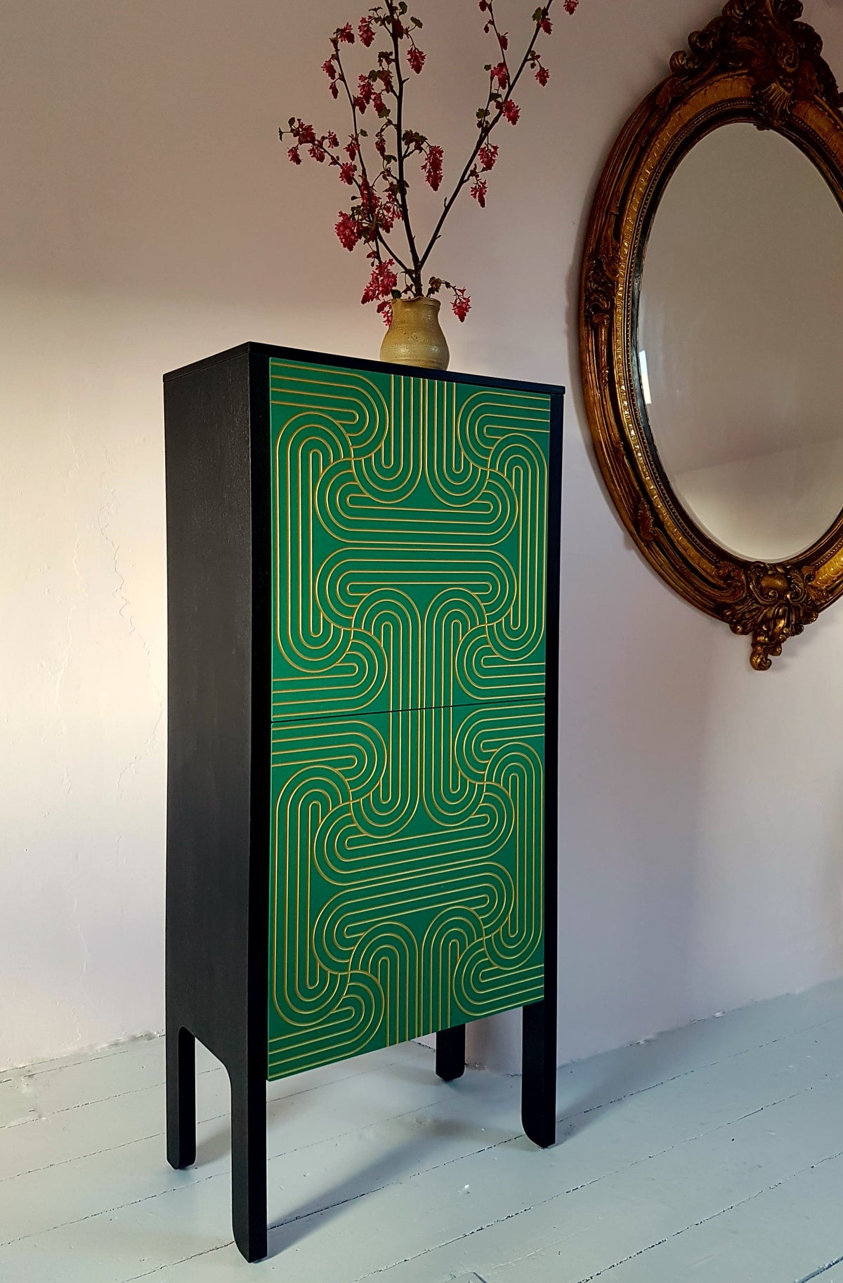 Loop Cabinet 2 door - Emerald