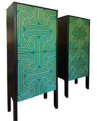 Loop Cabinet 2 door - Emerald