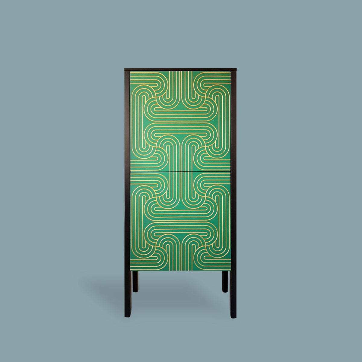 Loop Cabinet 2 door - Emerald