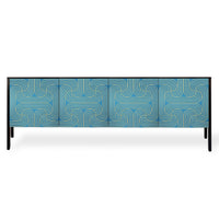 Enfilade Loop 4 portes - Bleu