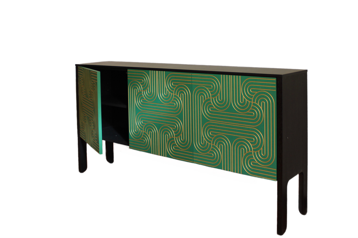 Loop Sideboard 3 door - Emerald