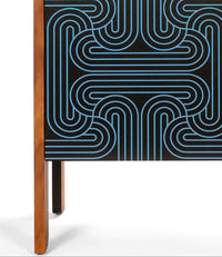 Cabinet portes grandes Loop - Noir
