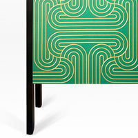 Long door Loop Cabinet - Emerald