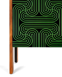 Cabinet portes grandes Loop - Noir