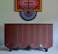 Arch Sideboard 4 door Grooved - colour options